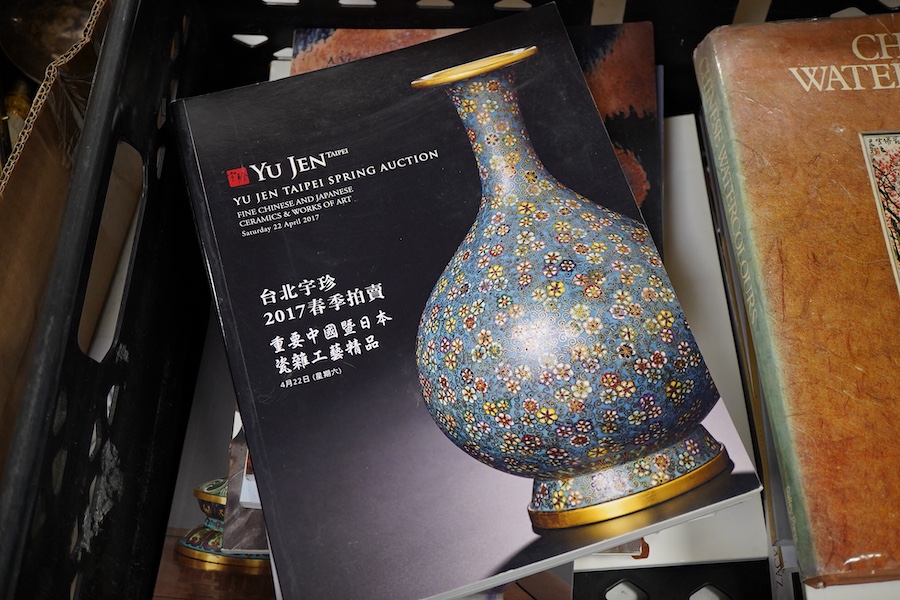 A collection of various Chinese auction catalogues and reference books